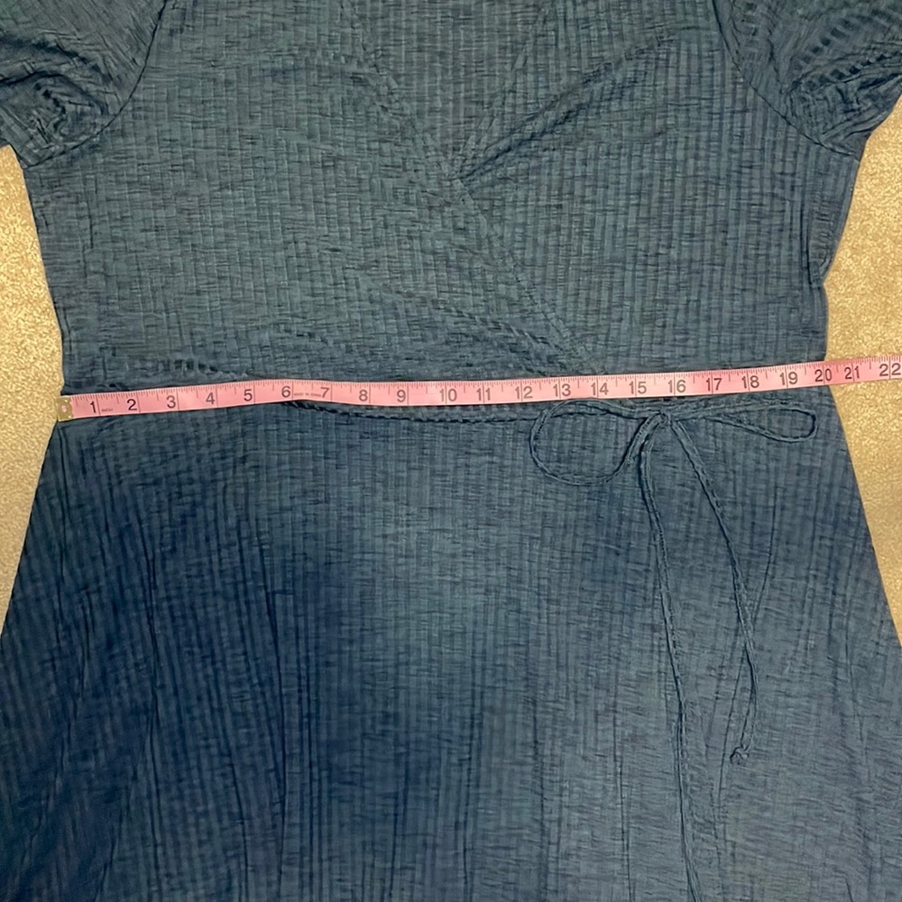 Torrid navy faux wrap dress size 2 - Picture 10 of 12